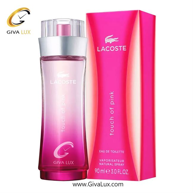  ادو تویلت زنانه لاگوست اورجینال مدل Lacoste Touch of Pink | لاگوست تاچ آو پینک حجم  90 میل
